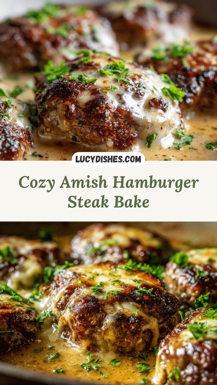 Amish Hamburger Steak Bake recipe