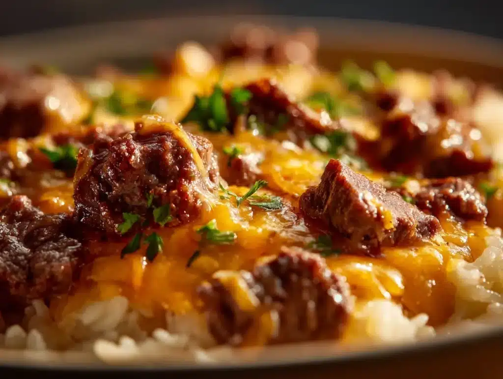 Beefy Garlic Butter Bowl - featured image