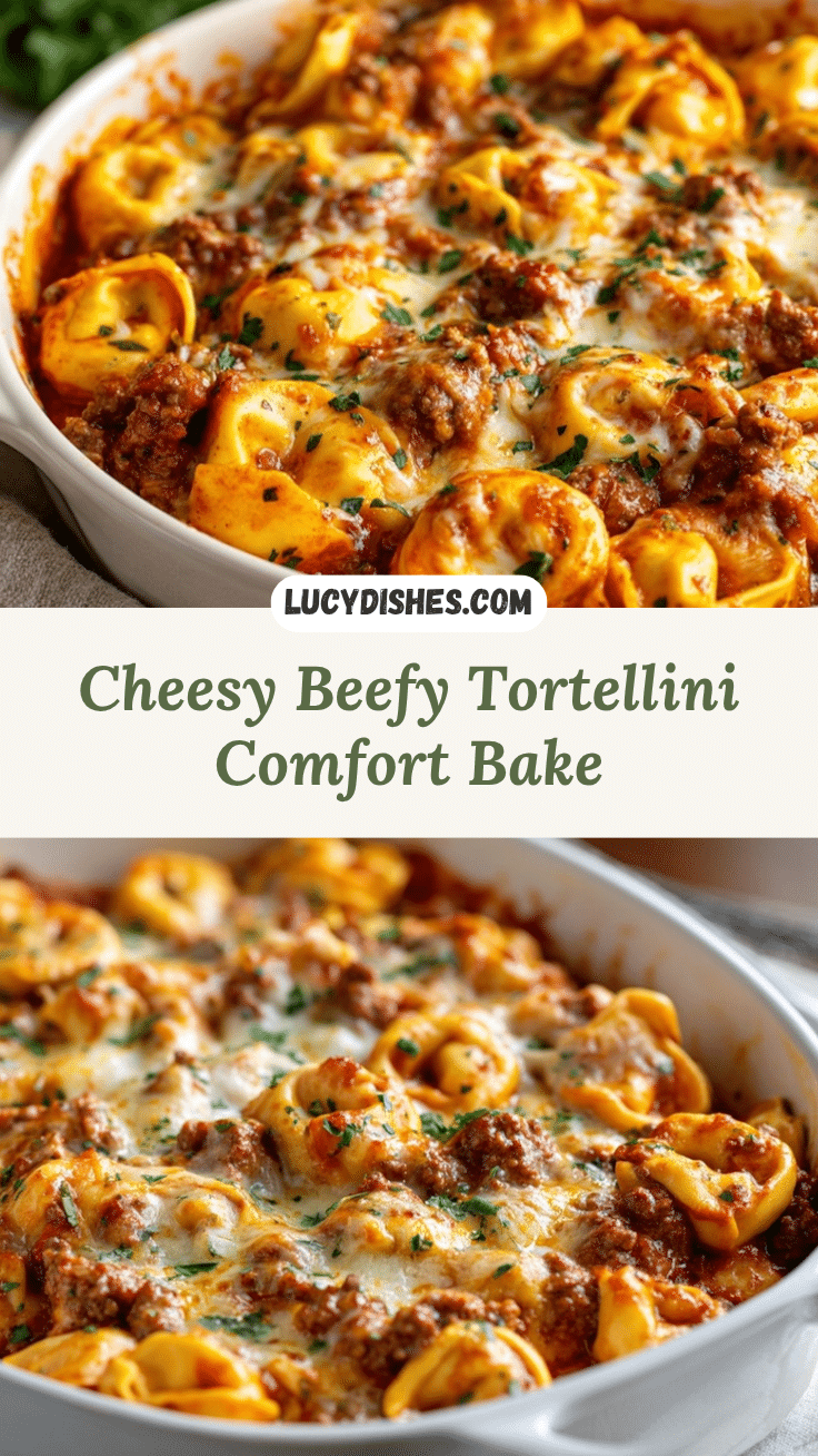 beefy tortellini bake recipe