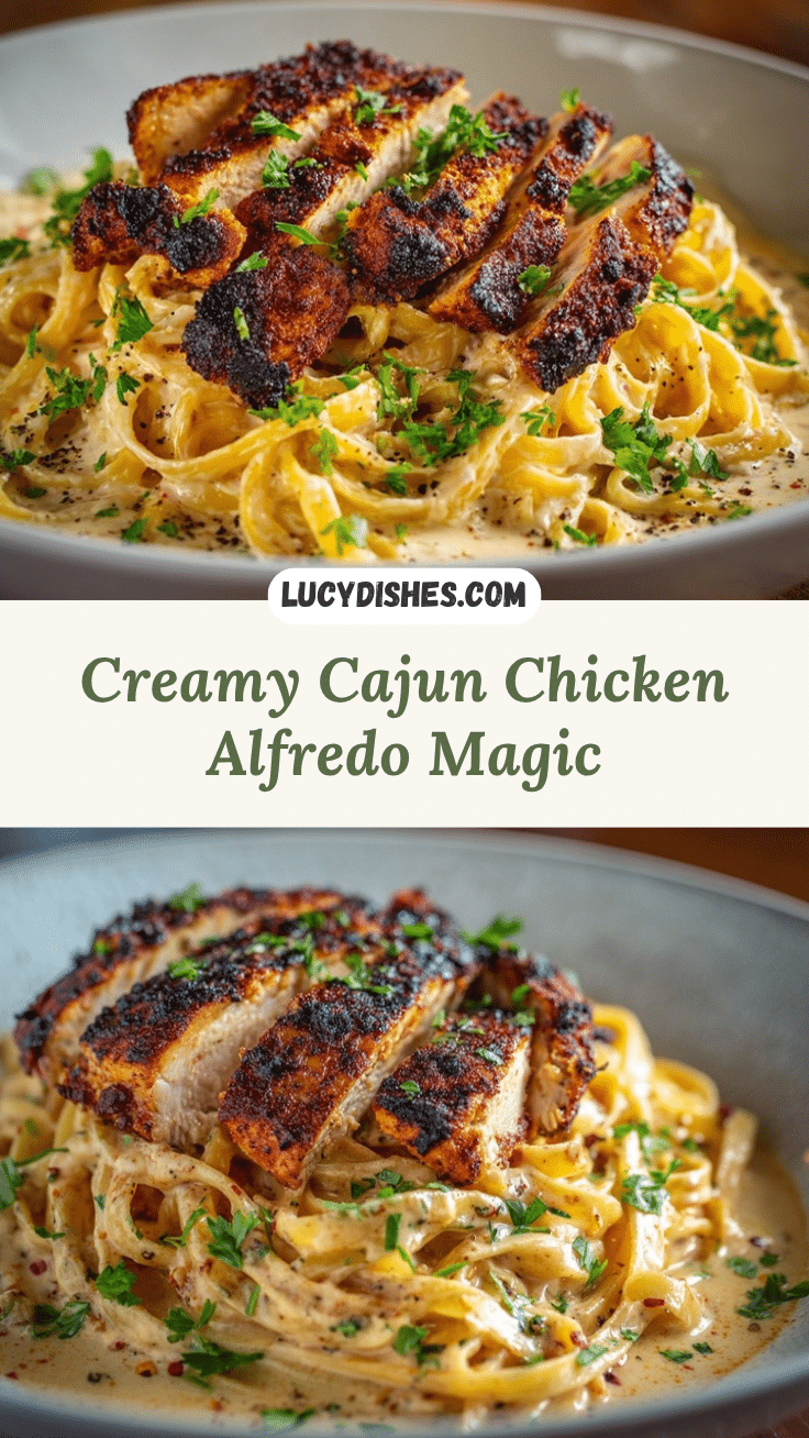 blackened Cajun chicken Alfredo recipe