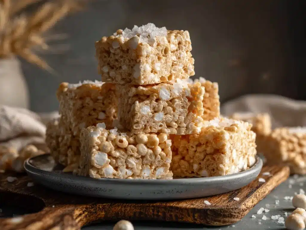 brown butter Rice Krispie Treats - featured image