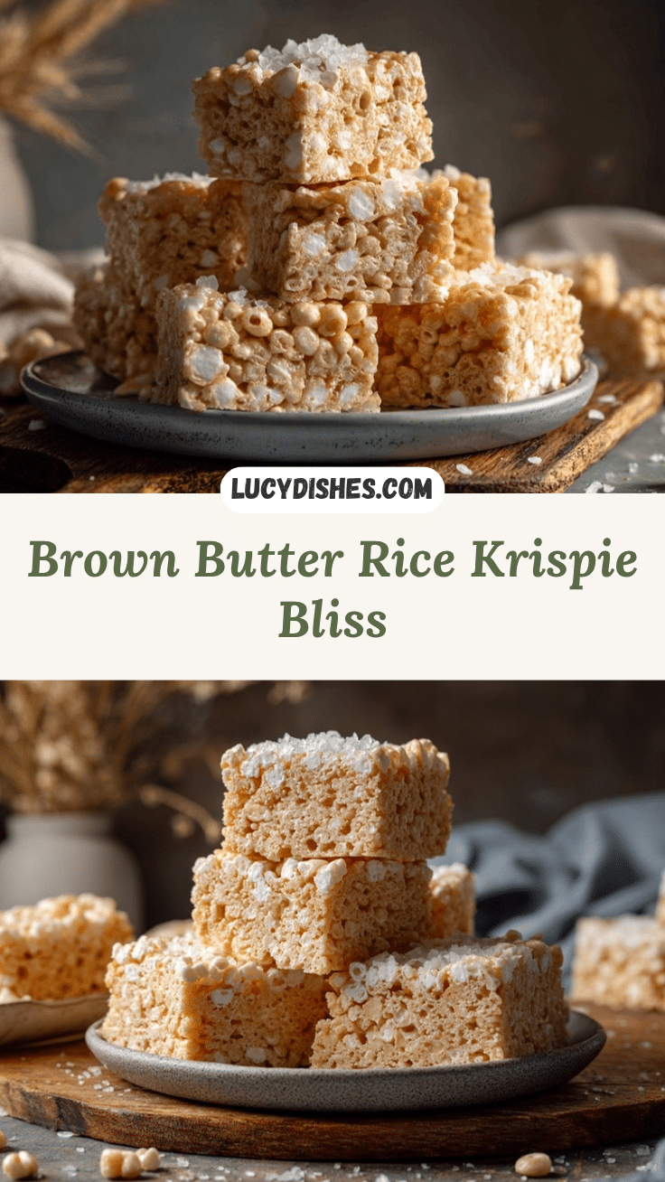 brown butter Rice Krispie Treats recipe