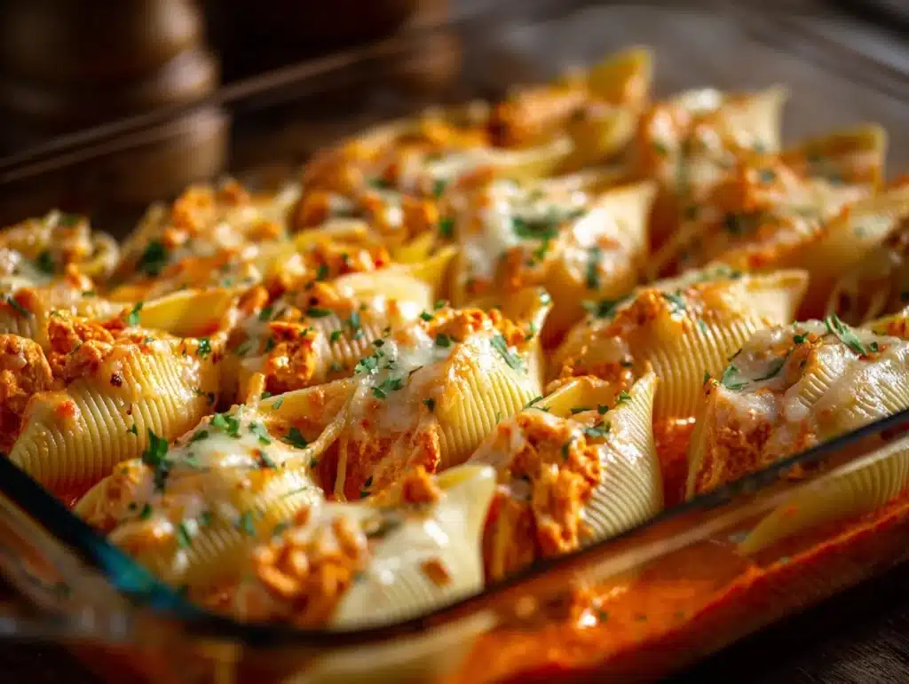 Buffalo Chicken Stuffed Shells - featured image