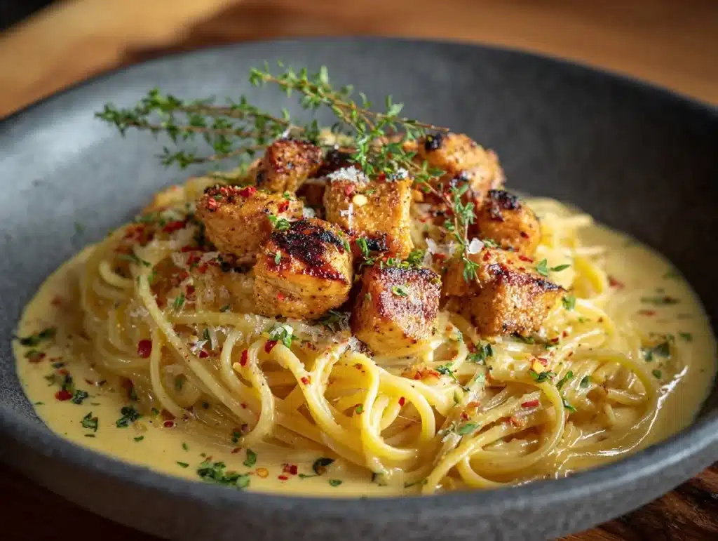 Cajun chicken spaghetti - featured image