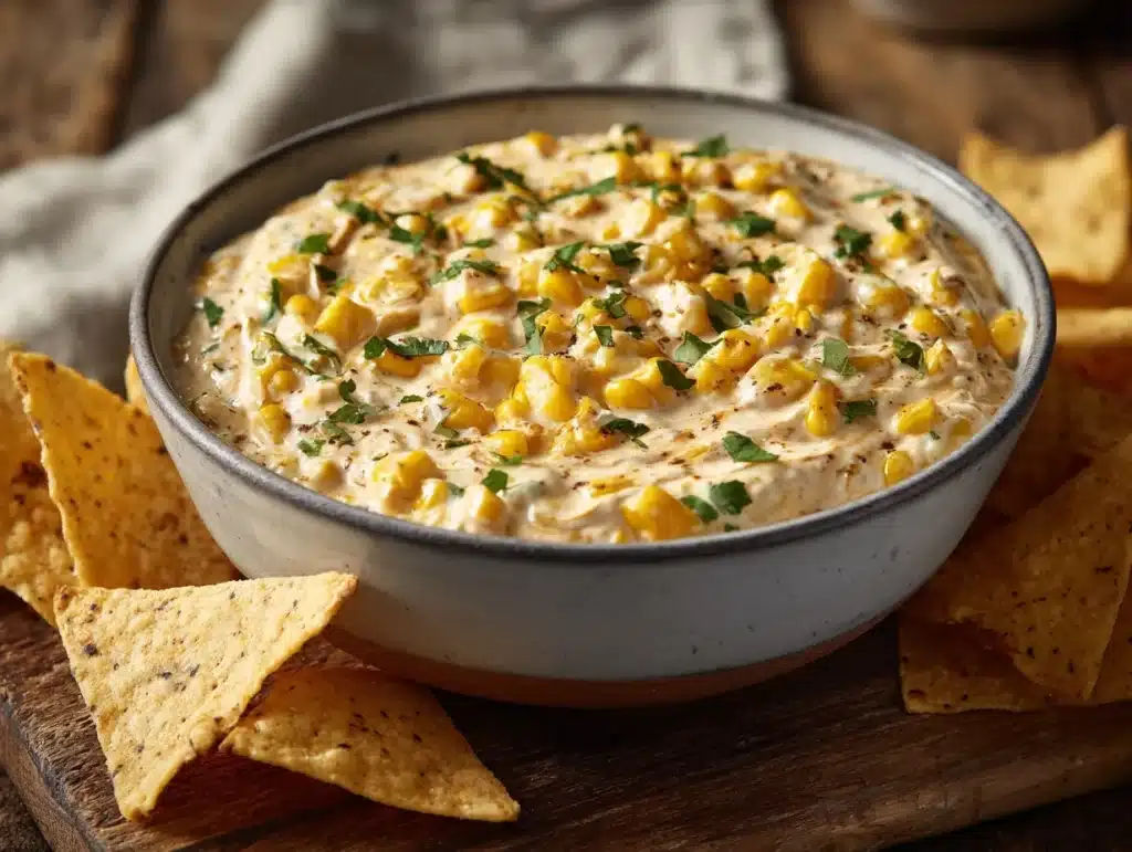 corn dip recipe - featured image