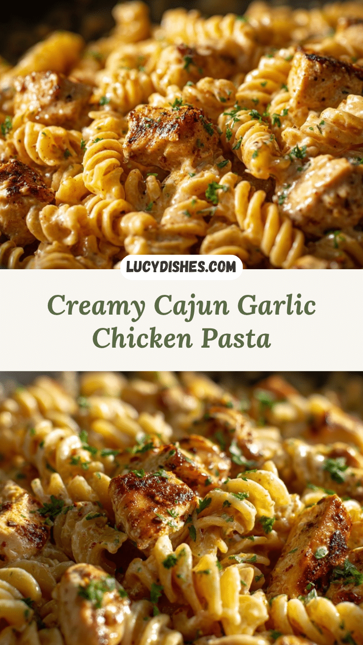 Creamy Cajun Garlic Chicken recipe