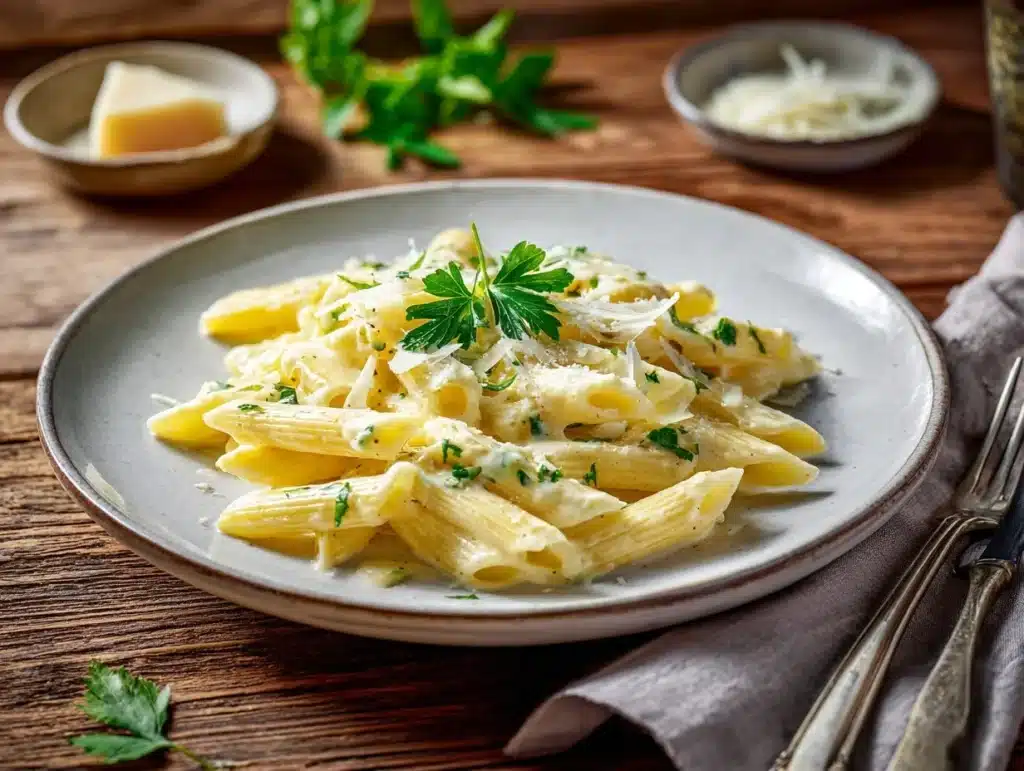 creamy lemon garlic sauce - featured image