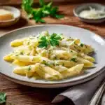 creamy lemon garlic sauce - featured image