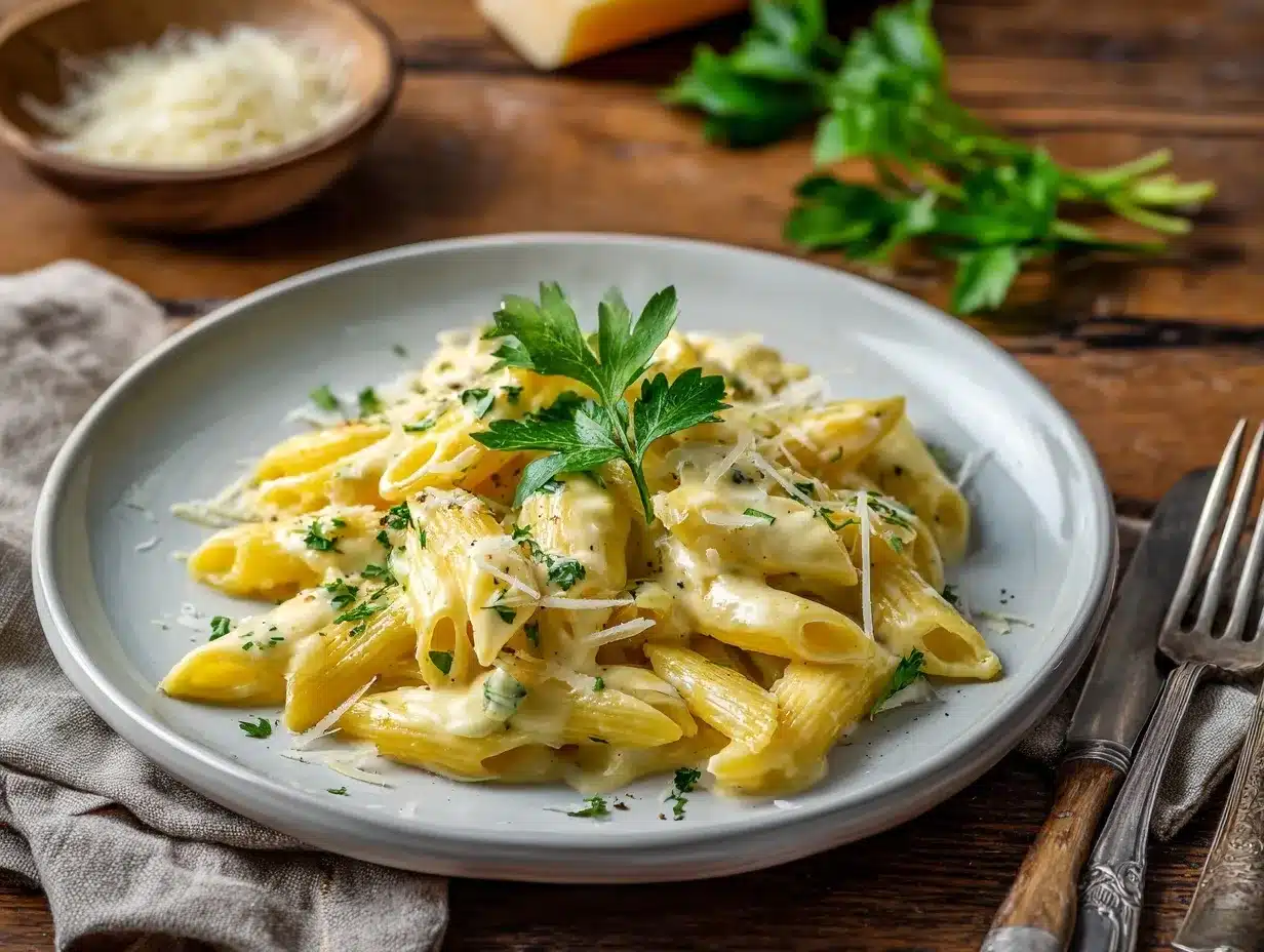 creamy lemon garlic sauce preparation steps