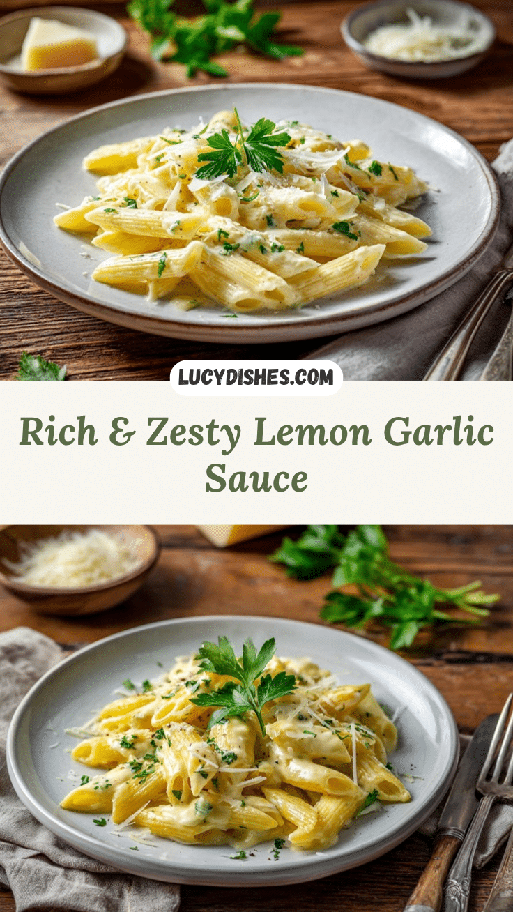 creamy lemon garlic sauce recipe