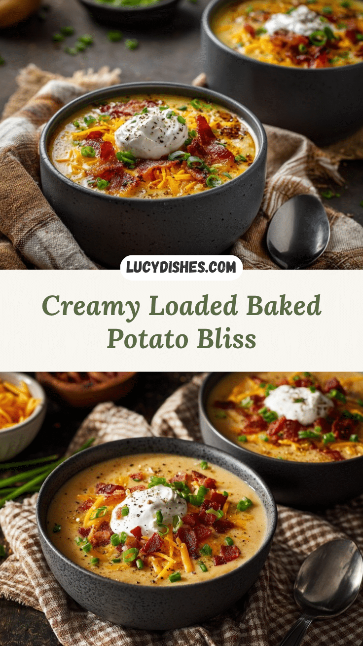 creamy loaded baked potato soup recipe