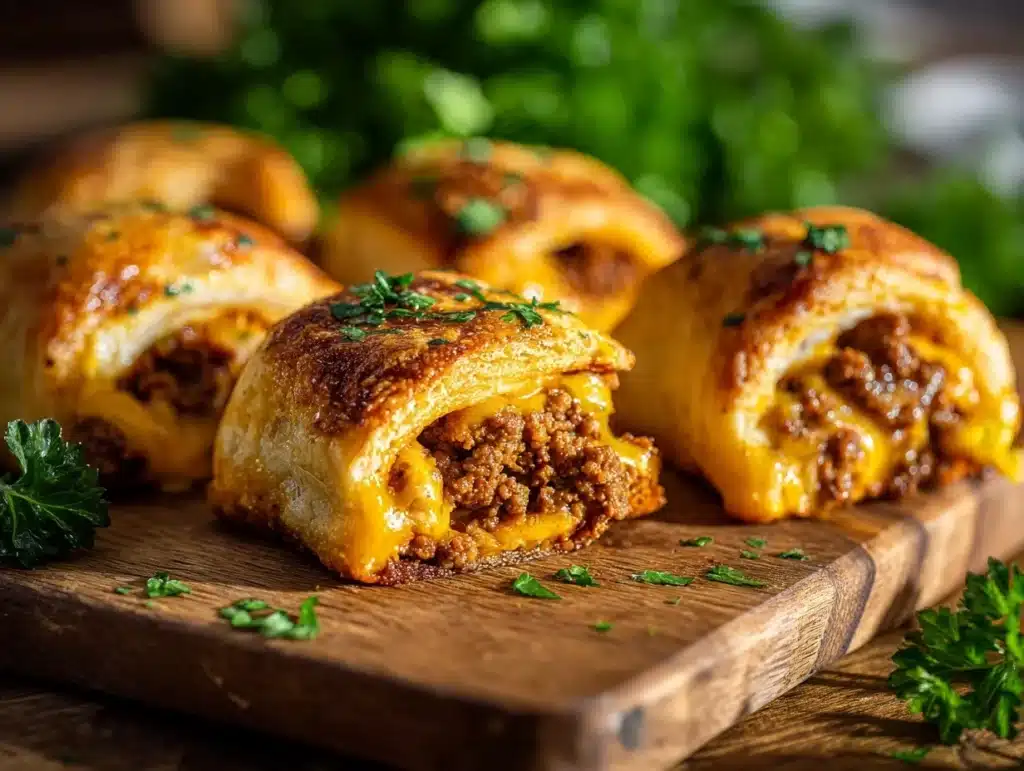 garlic butter beef rollups - featured image