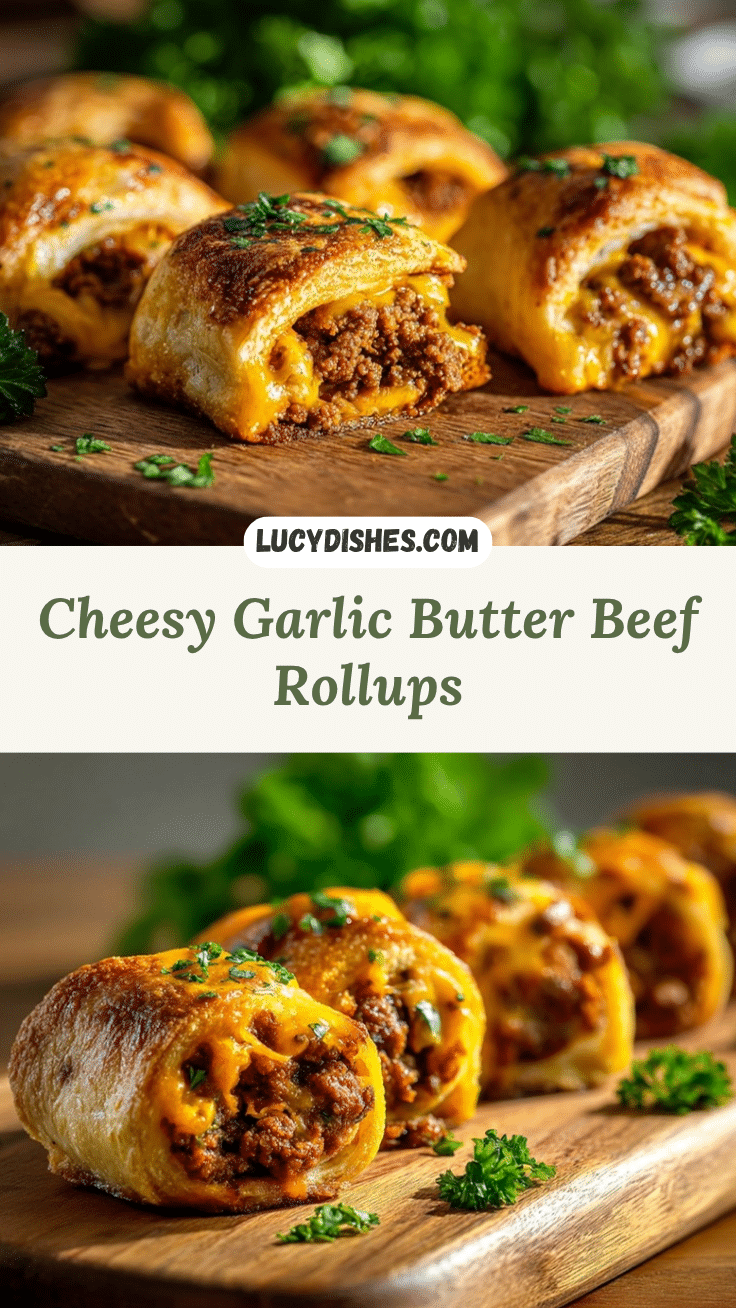 garlic butter beef rollups recipe