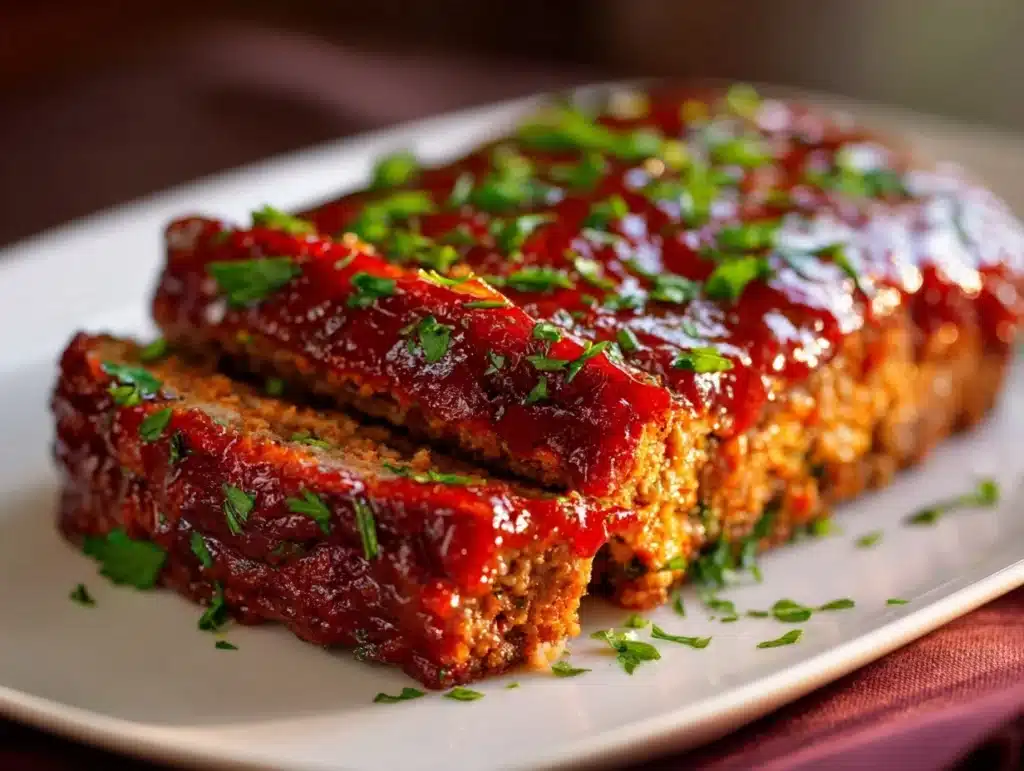glazed meatloaf recipe - featured image