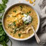 green chile chicken soup - featured image