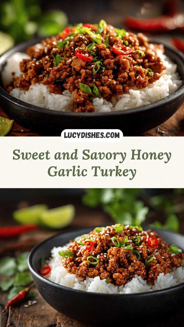 honey garlic ground turkey recipe