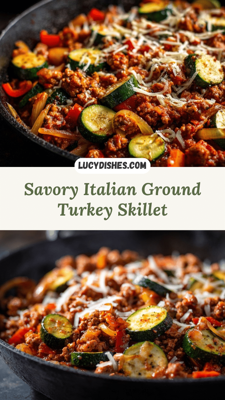 Italian Ground Turkey Skillet recipe