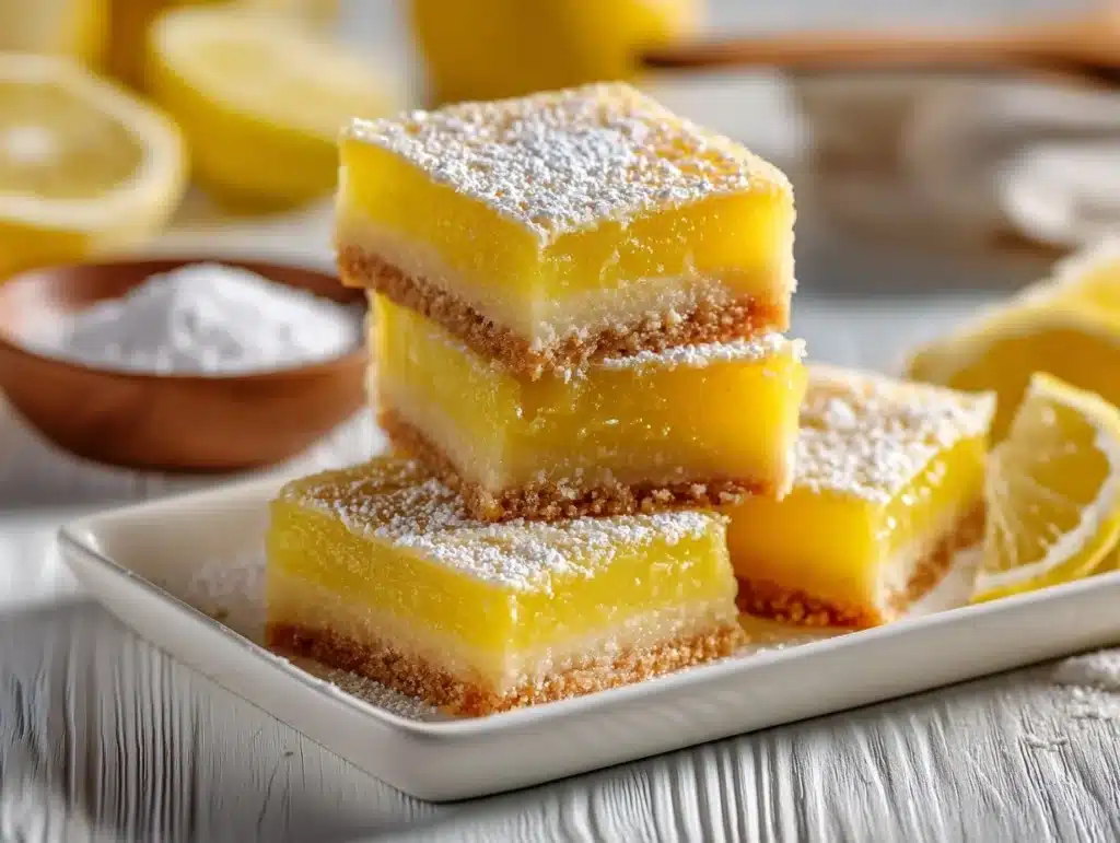 lemon bars - featured image