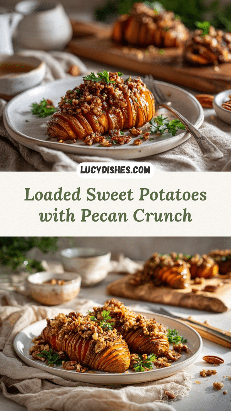 loaded hasselback sweet potatoes recipe