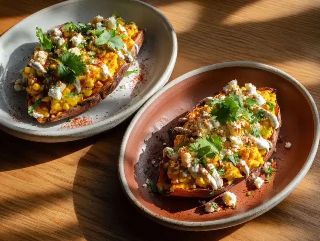 Mexican Street Corn Sweet Potato Mash - featured image