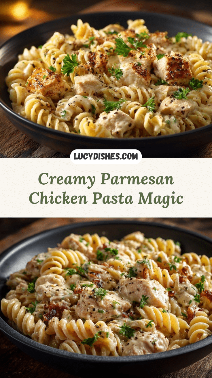 Parmesan Chicken Pasta recipe