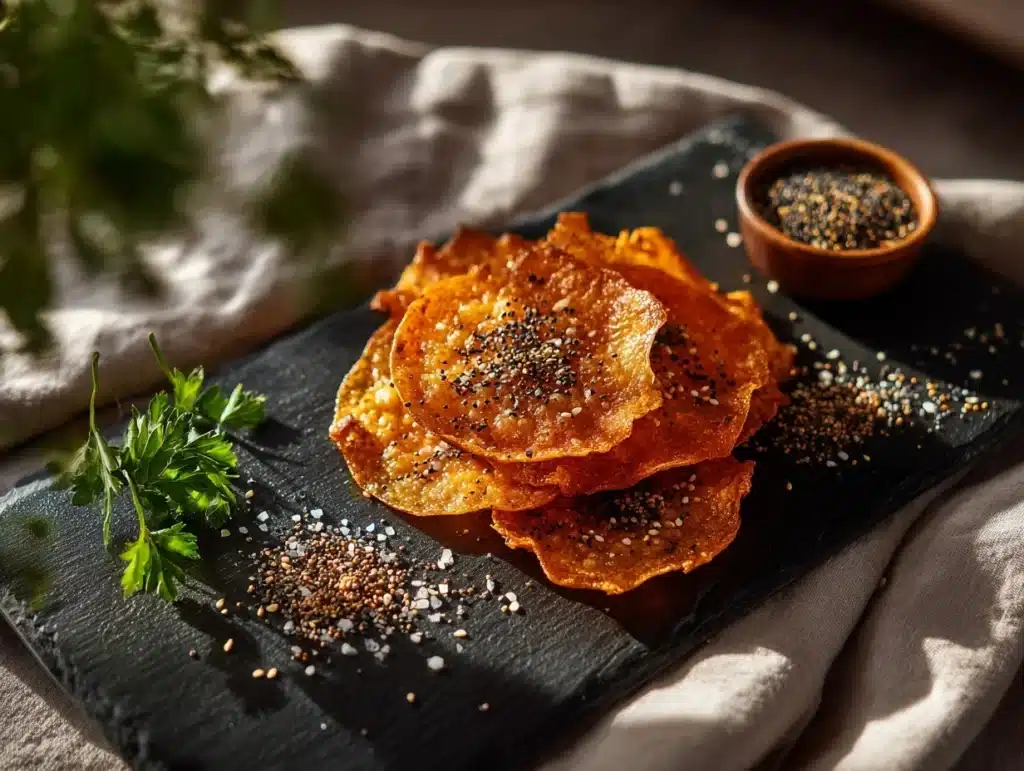 parmesan crisps - featured image