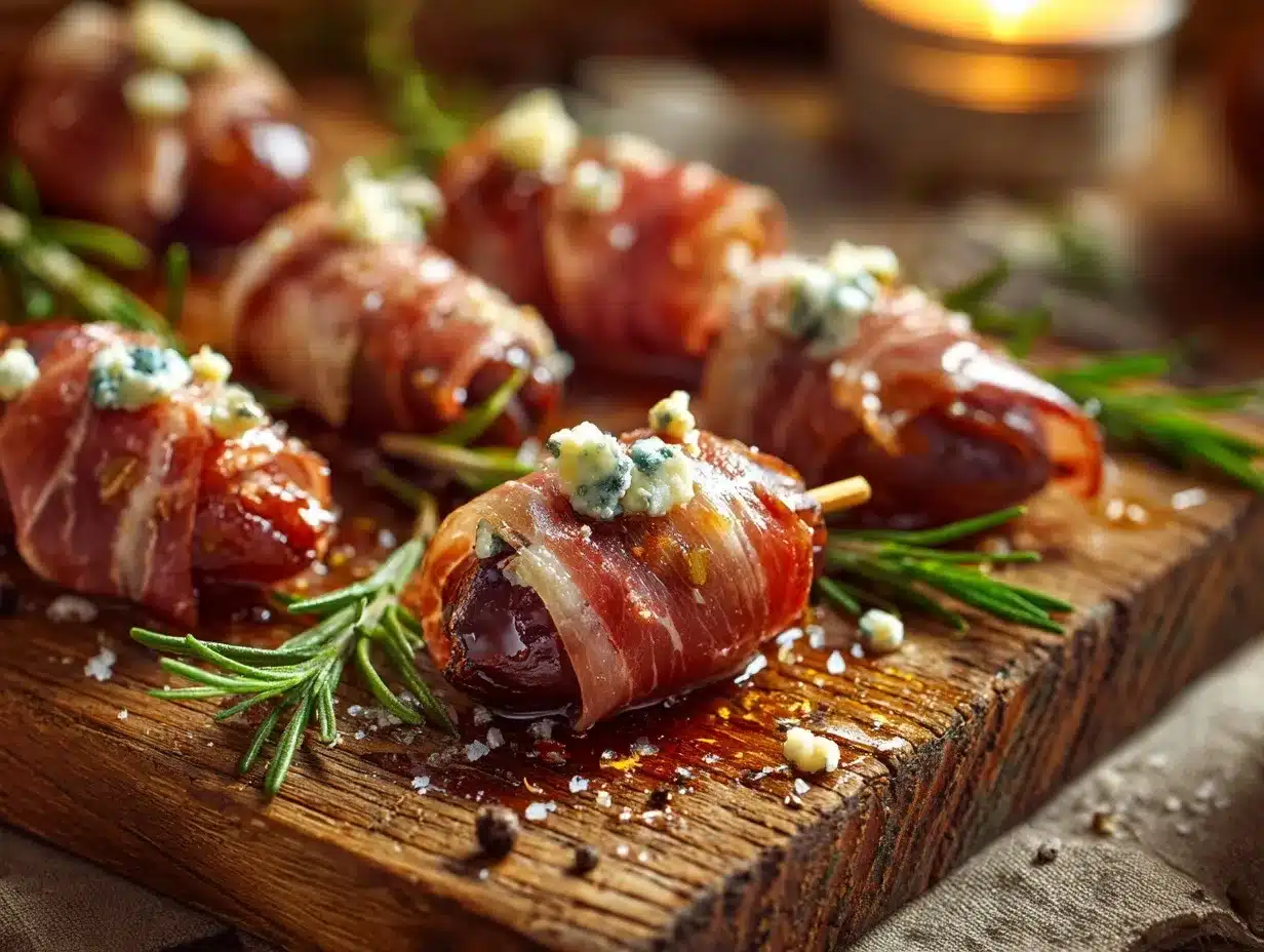prosciutto-wrapped dates preparation steps