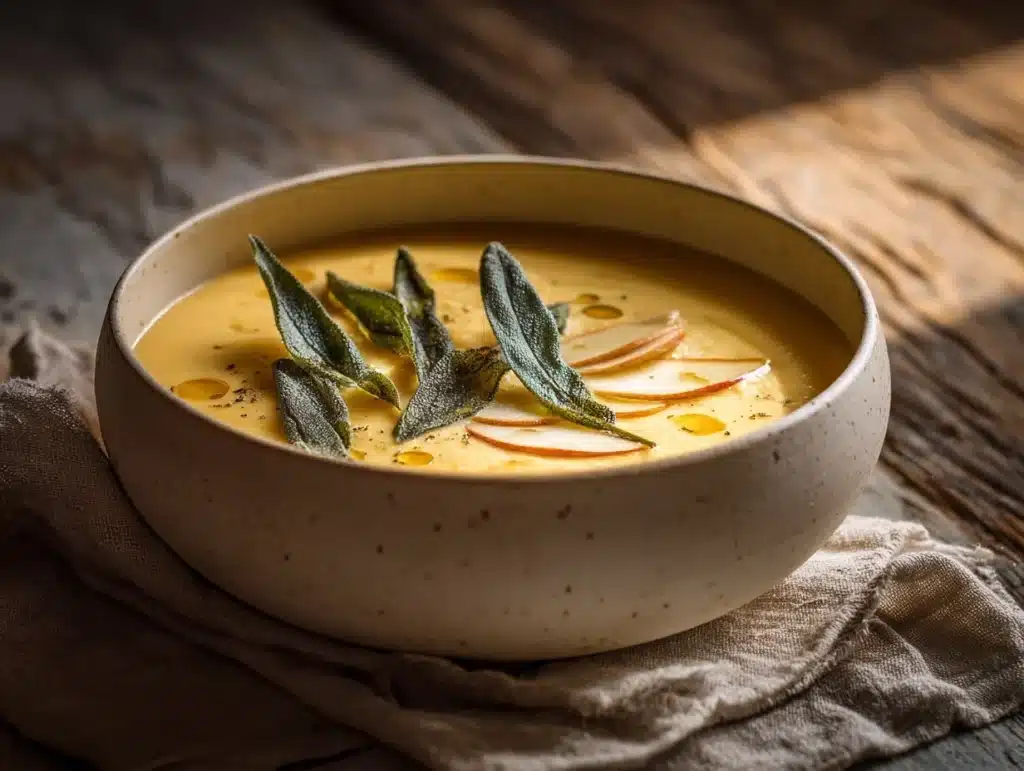 roasted butternut squash soup - featured image