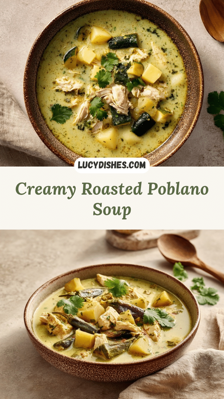 roasted poblano soup recipe