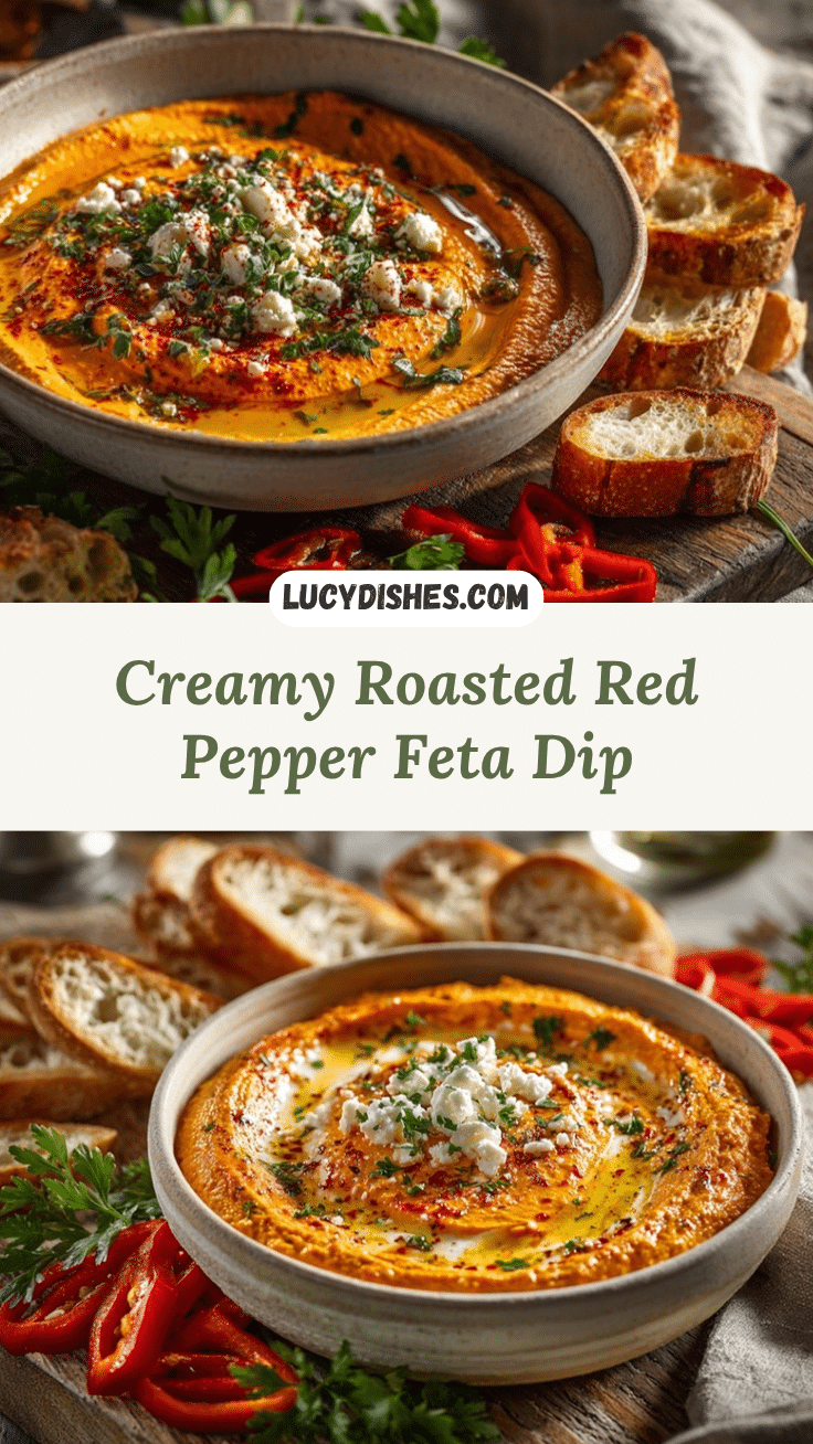 roasted red pepper and feta dip recipe