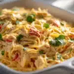 Rotel Chicken Spaghetti Casserole - featured image