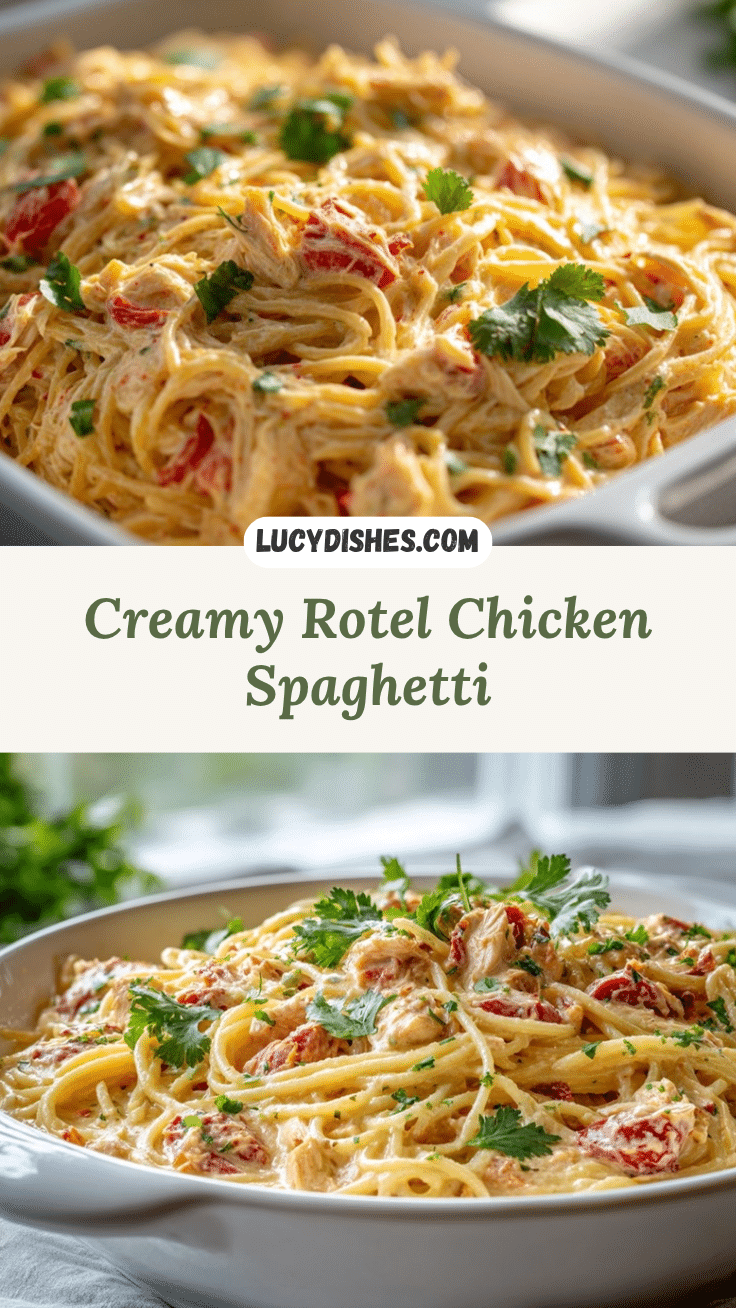 Rotel Chicken Spaghetti Casserole recipe