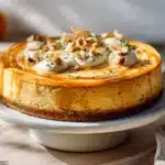 vegan pumpkin cheesecake - featured image