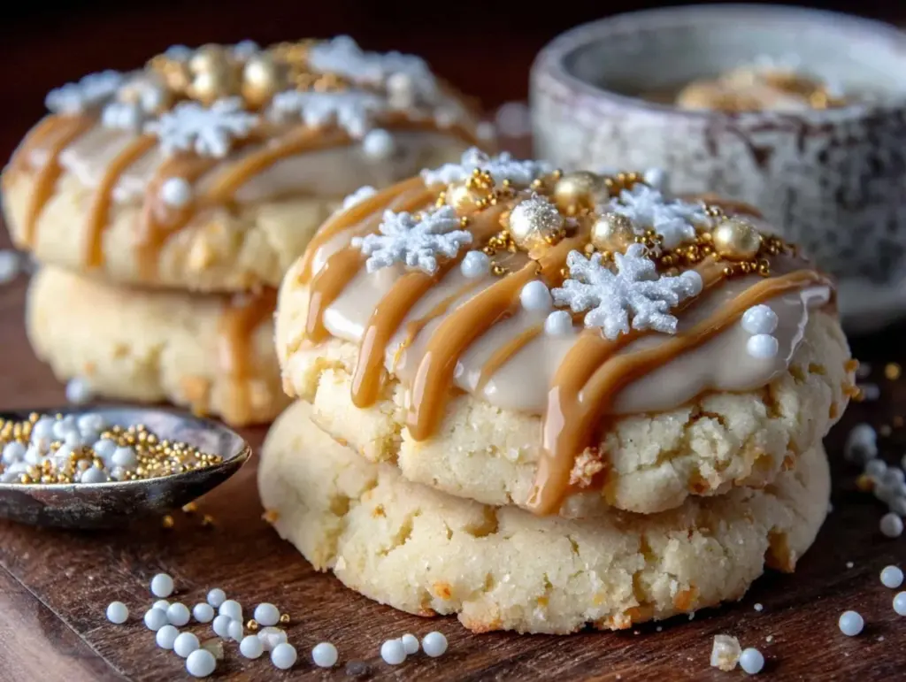 Amaretto Shortbread Cookies - featured image
