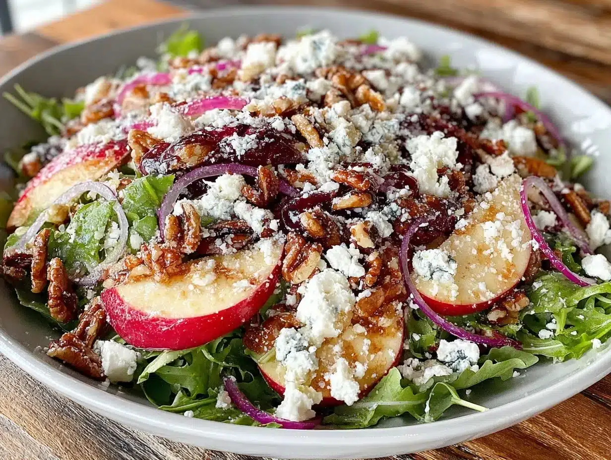 apple arugula salad preparation steps
