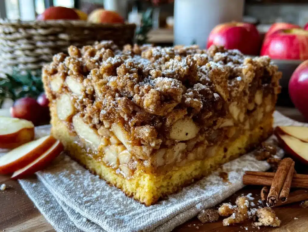 apple pie cake - featured image