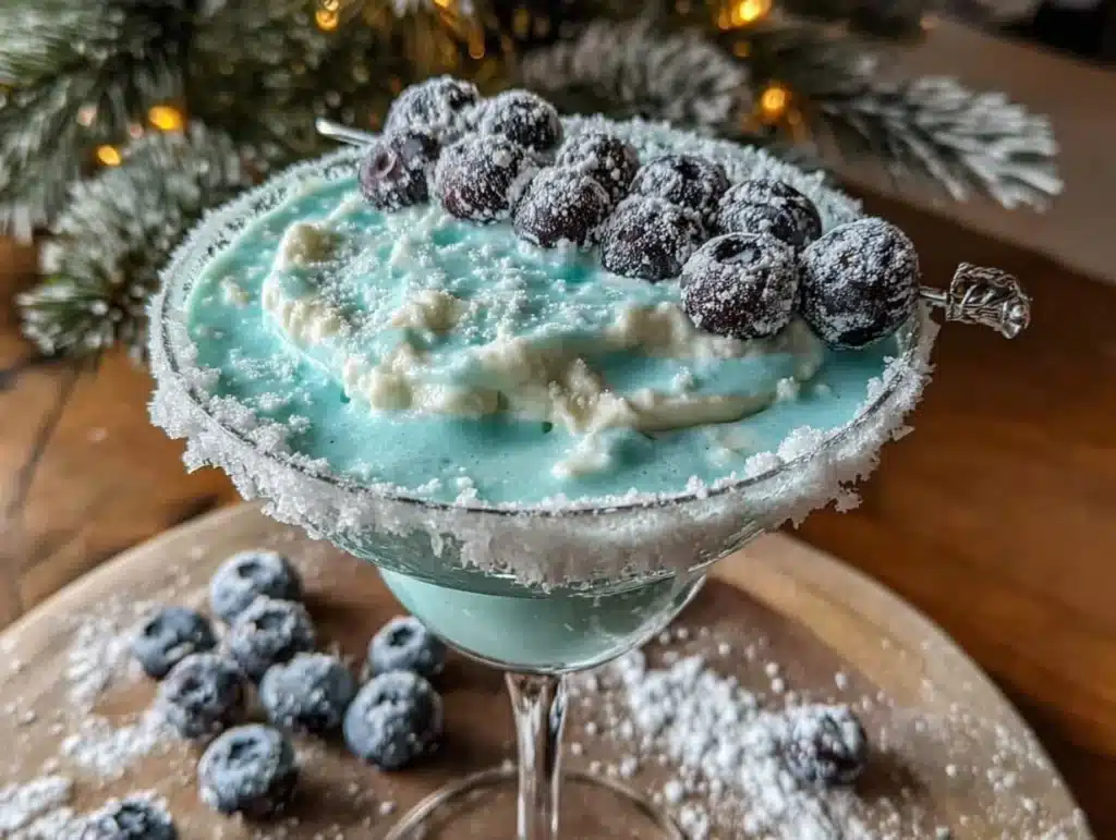 Blueberry Snow Martini - featured image