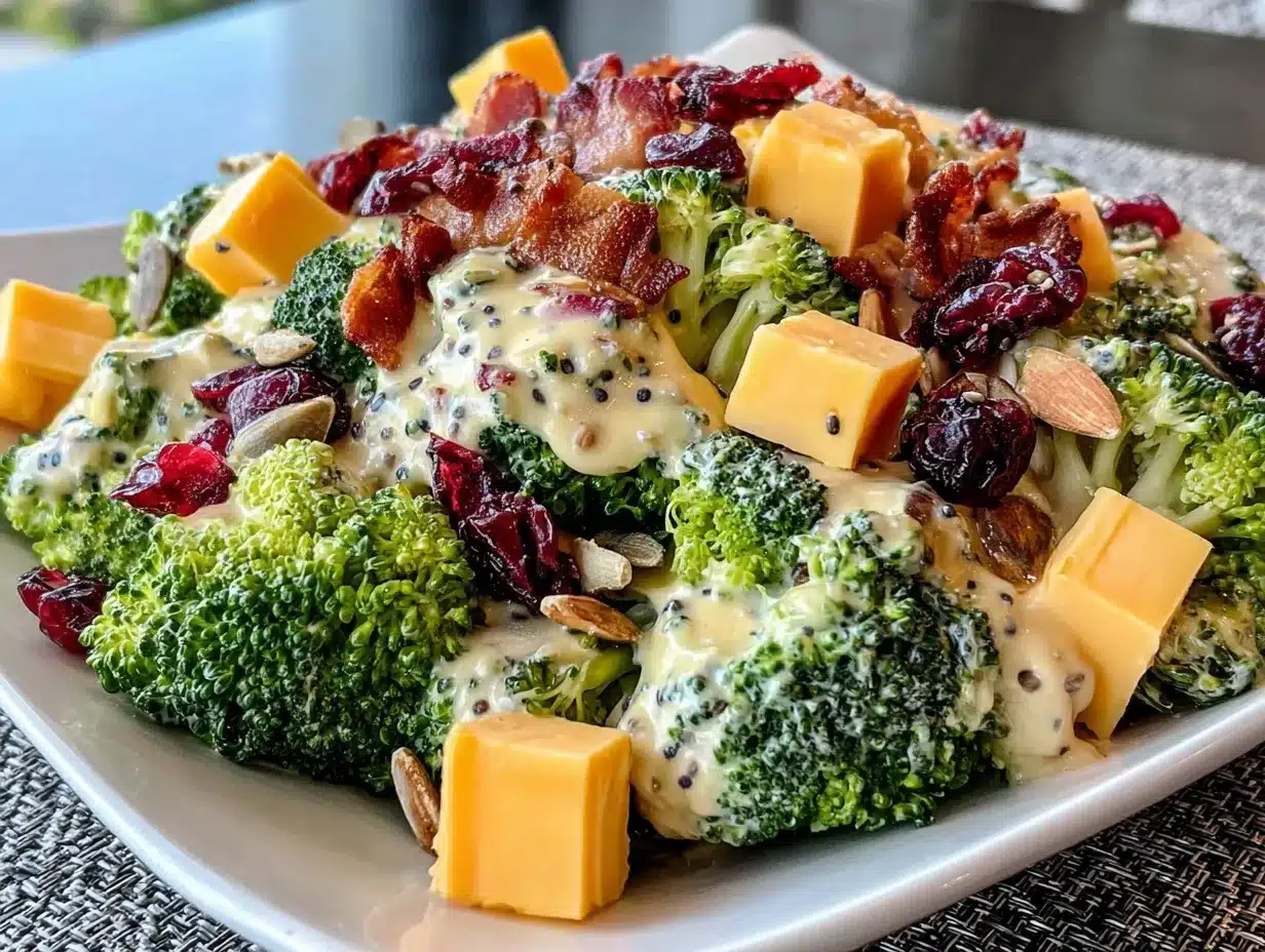 broccoli salad preparation steps