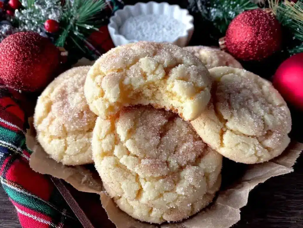 chewy Christmas sugar cookies - featured image
