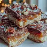 Chewy Christmas Toffee Bars - featured image
