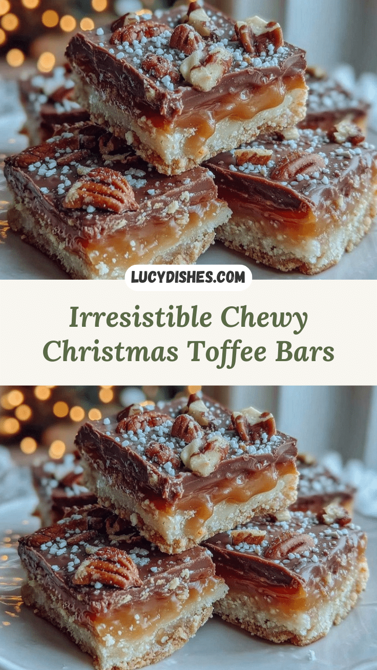 Chewy Christmas Toffee Bars recipe