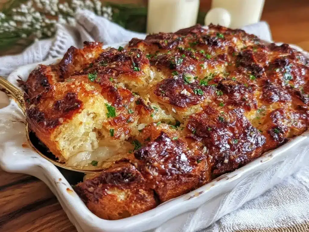 chicken and stuffing bake - featured image