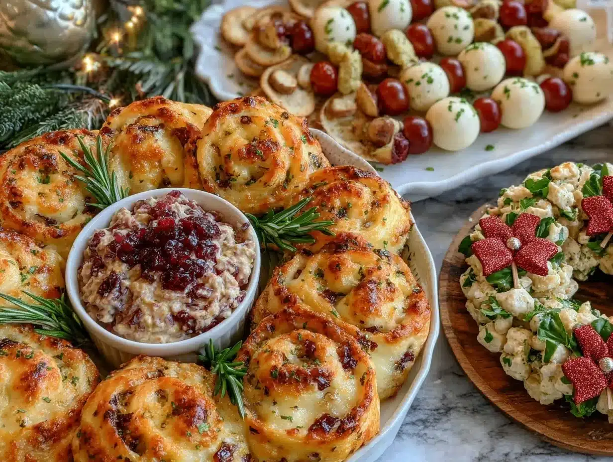 Christmas appetizers preparation steps