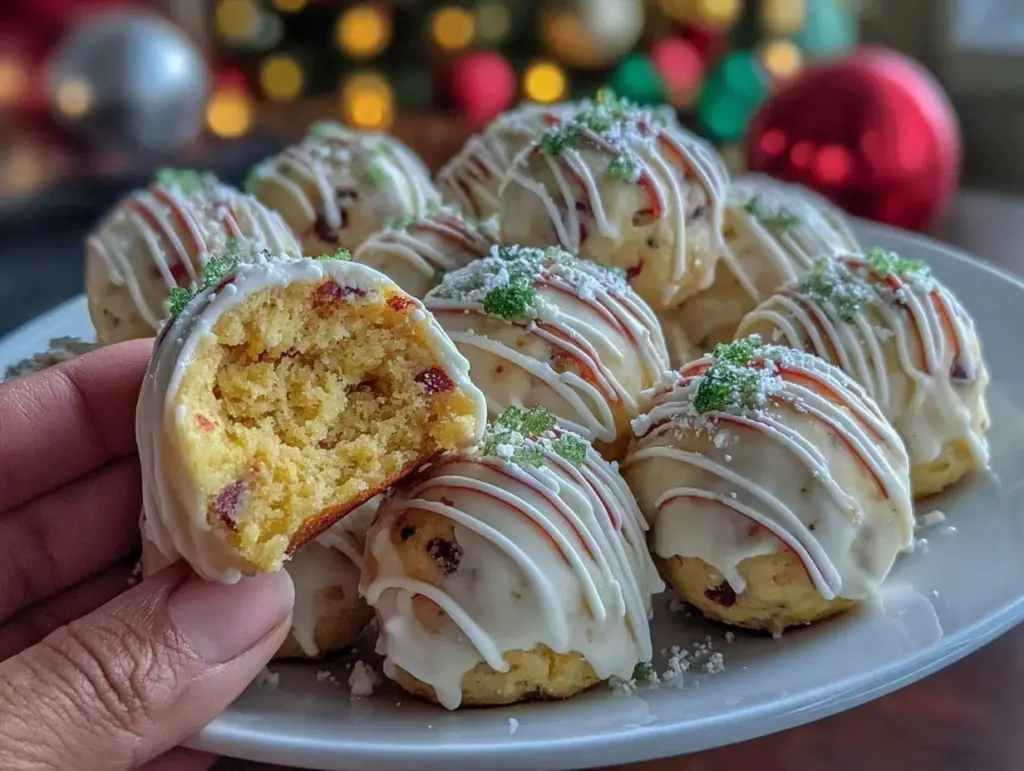 Christmas Cake Balls - featured image