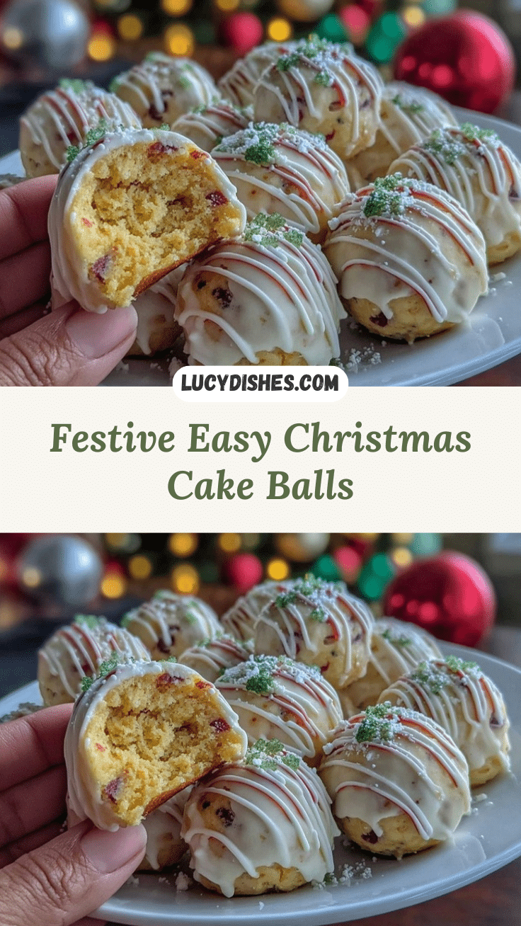 Christmas Cake Balls recipe