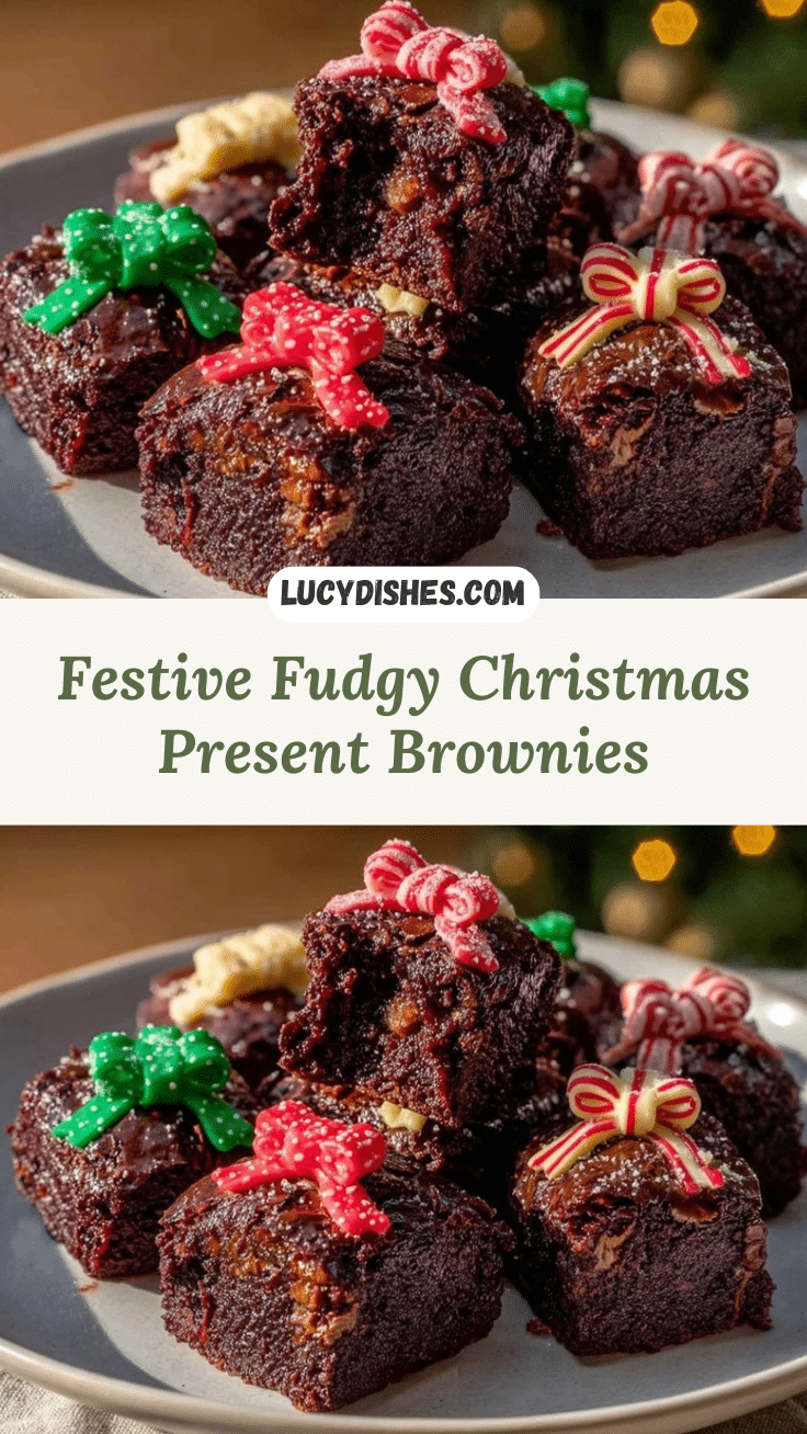 Christmas Present Brownies recipe