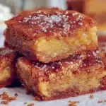 cinnamon sugar blondies - featured image