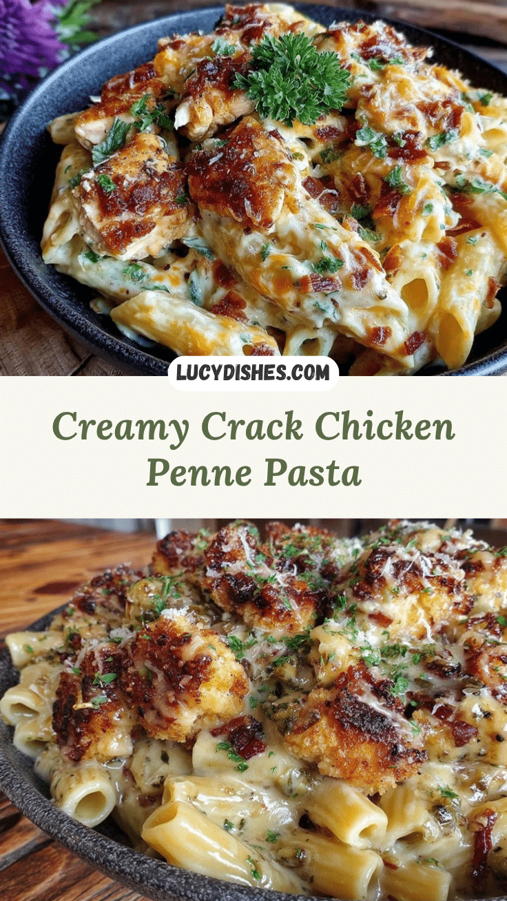 crack chicken penne pasta recipe