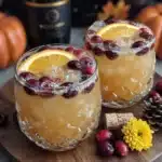 cranberry orange prosecco punch - featured image
