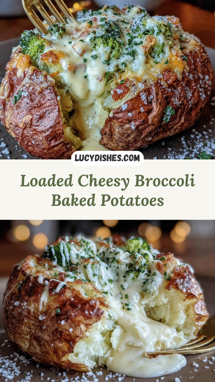 creamy broccoli baked potatoes recipe